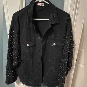 Sunset & Spring denim jacket black